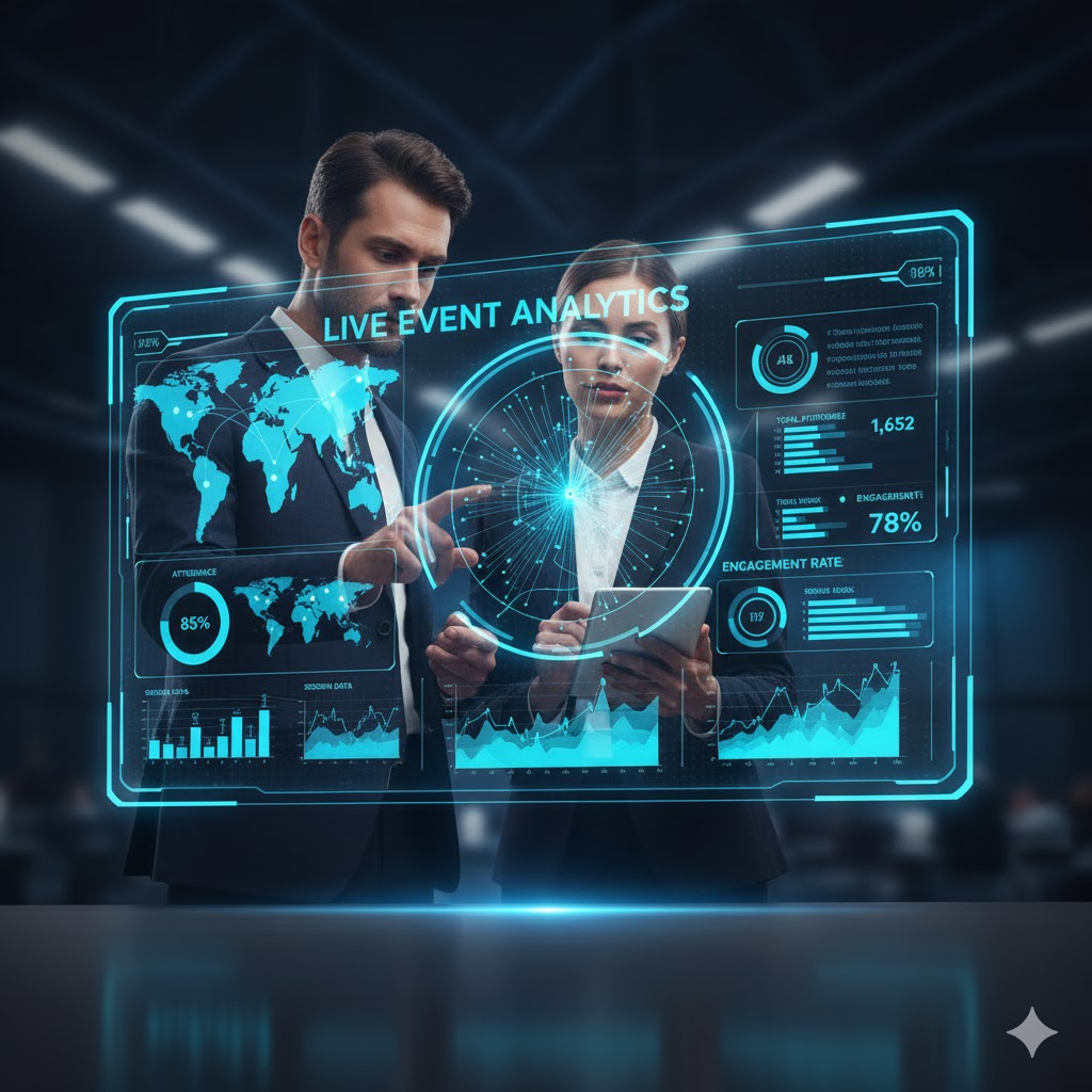 Event management and analytics dashboard