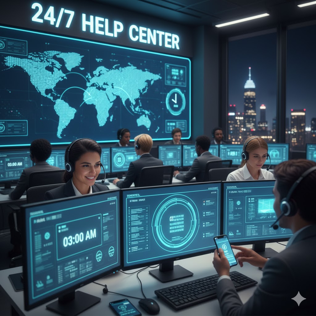 Customer support and help center